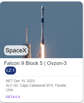 $ovzon Ca två veckor kvar till uppskjutning av Ovzon-3!