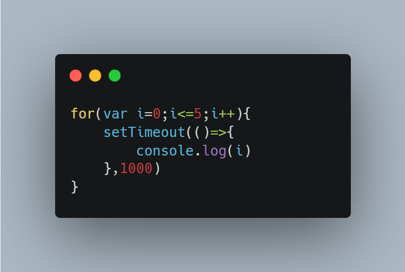 Hey Dev's👋,

Let's play around JS🙂.

What will be the output of this code?👇
#javascript #webdeveloper #100DaysOfCode #20DaysOfReact