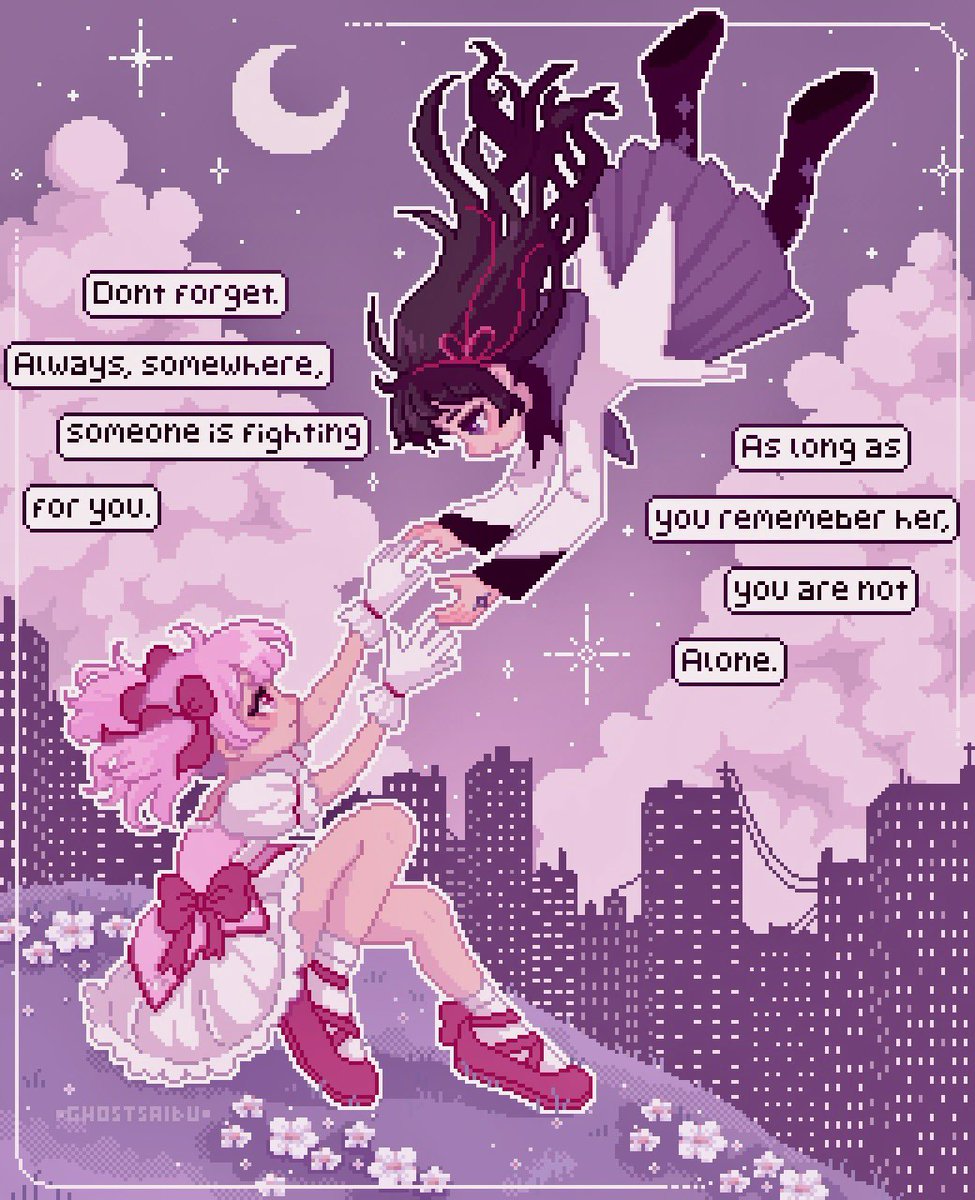 ghostsaibu's tweet photo. Don’t forget 💜
#MadokaMagica #PixelArt #ドット絵 https://t.co/FiOJ1Blx9r