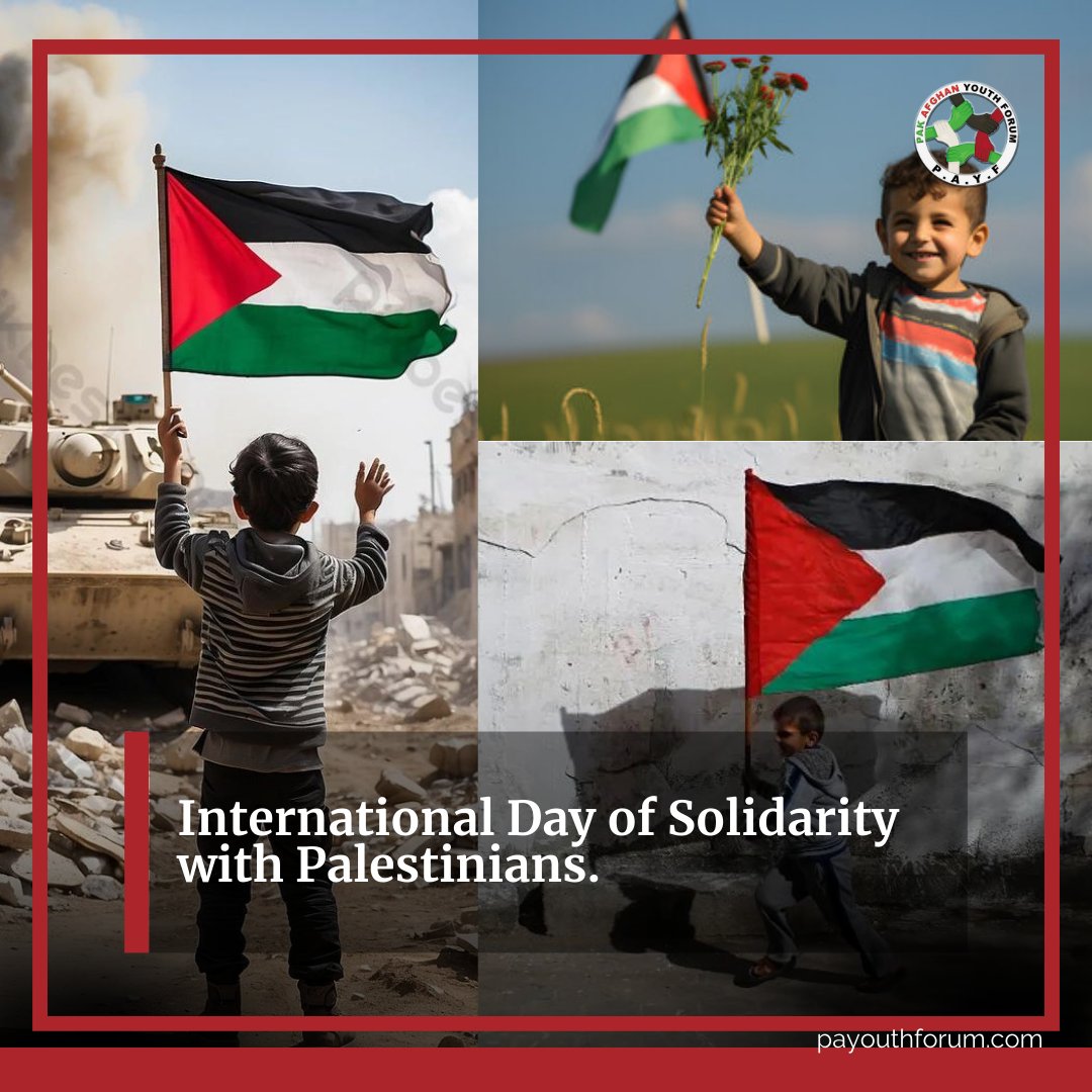 payf_official's tweet photo. [#PAYFThread]

Recognizing the historical context in #IsraelPalestineWar, the UN designated this day as the International Day of Solidarity with the #Palestinian People in 1977, underscoring the deep-rooted nature of the issue.

A 🧵as an observance of today's day.

1/8 https://t.co/OAXtOOki9o