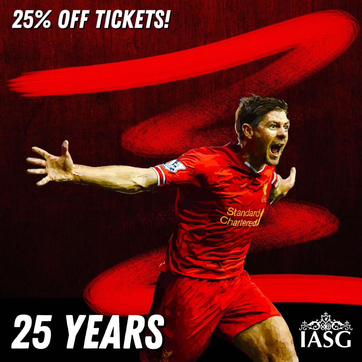 To celebrate 25 years since Steven Gerrard made his Liverpool debut…we are giving 25% off our I Am Steven Gerrard tickets until this Friday! Use code GERRARD25 to get your discount! 🗓️24th - 28th January 2024 🎟️ @ticket_quarter #stevengerrard