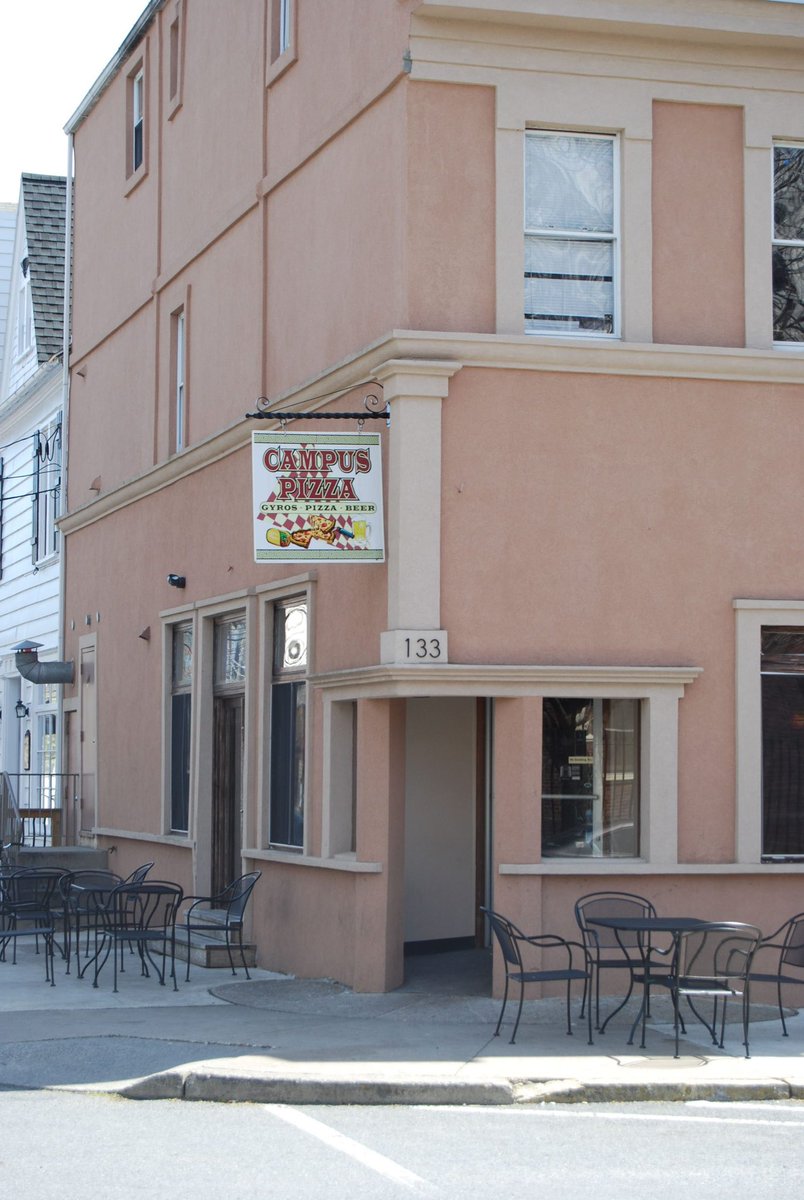 Using only a restaurant, tell us where you went to college