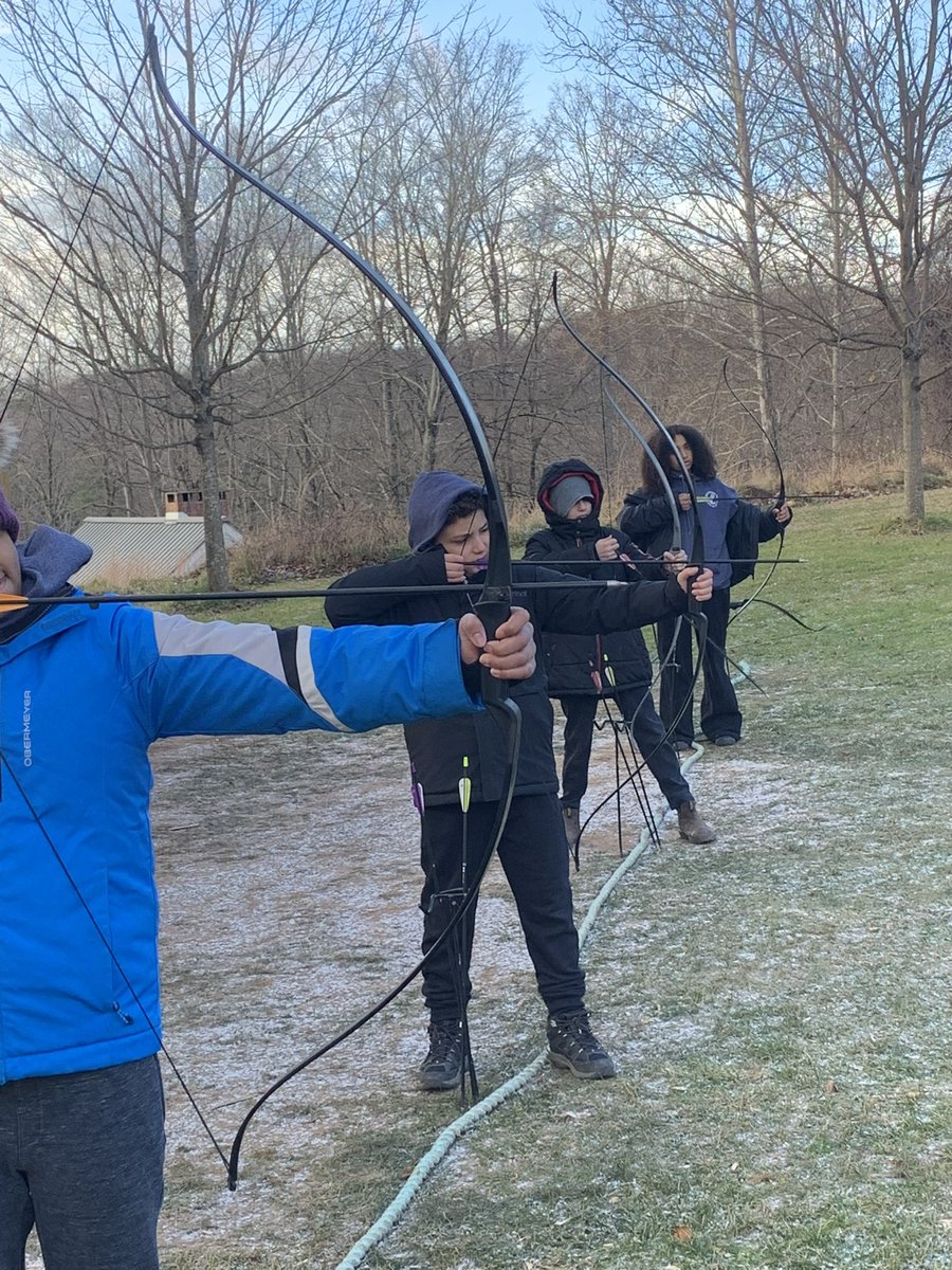 A great start to our morning with blacksmithing and archery! 😃 🏹🔥<a href="/School9E/">School 9E</a>