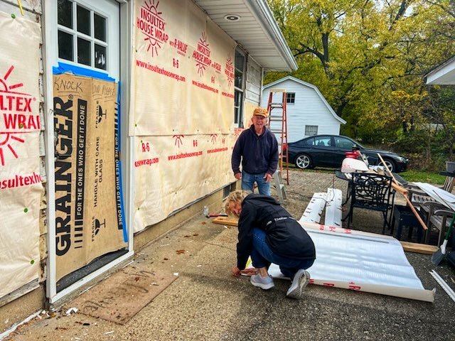LIGAssets's tweet image. $LIGA supplied a new homeowner with Insultex™ House Wrap, with any other house wrap, they'd have to cover it with foam to achieve that insulation, but with Insultex, you don't have to worry about that. It takes care of water &amp;amp; air infiltration issues with a tight thermal barrier