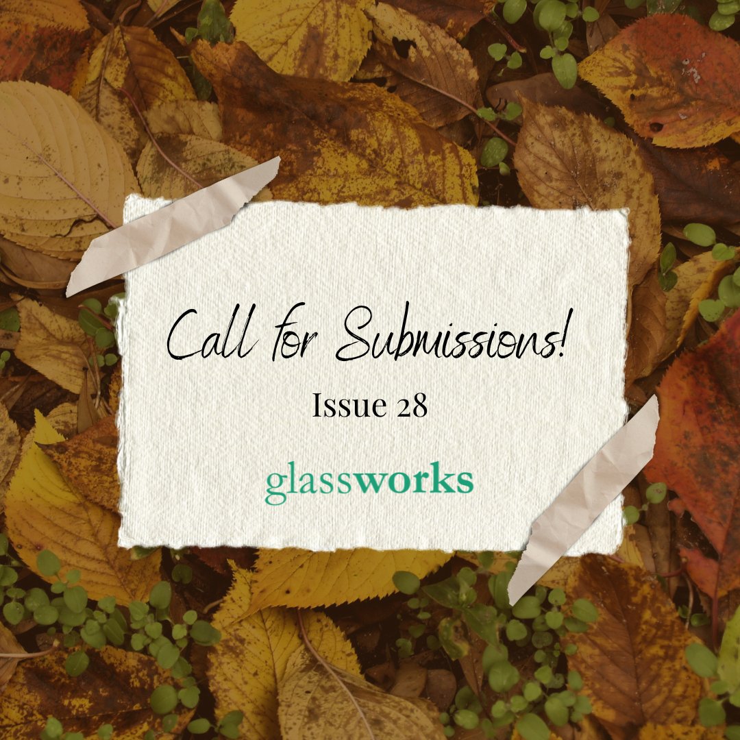 #Glassworks is accepting submissions until December 15th! Check out the link in our bio to read the guidelines for submitting your work.

#GetPublished #Submit #LitMag #LitMag #LiteraryMagazine #WritingKicksGlass #Fiction #Poetry #CreativeNonfiction #Flash #AmPublishing