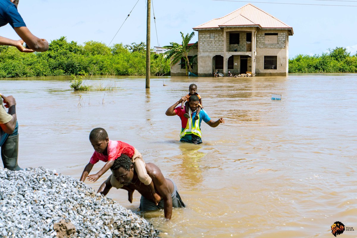 samgeorgegh's tweet photo. Yesterday, I responded with my team to calls of despair by Constituents whose homes have been inundated by flood waters. https://t.co/o6CslClIJP