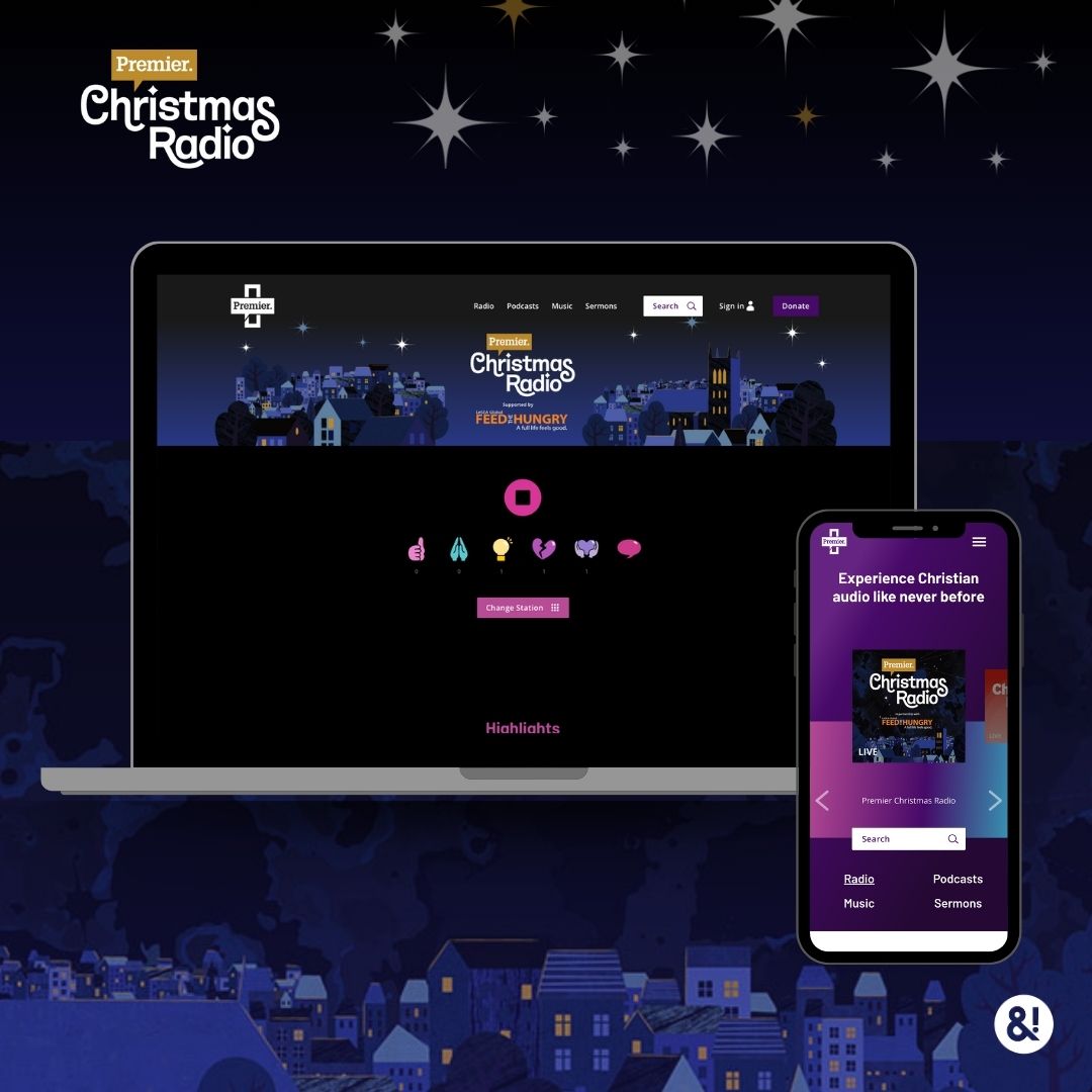 Get into the holiday spirit with Premier Plus pop-up Christmas station!✨  We built the
<a href="/PremierRadio/">Premier Christian Radio</a>
website earlier this year and have loved working on the latest update. Check out the festive tunes at premier.plus #PremierPlus #ChristmasRadio #FestiveVibes
