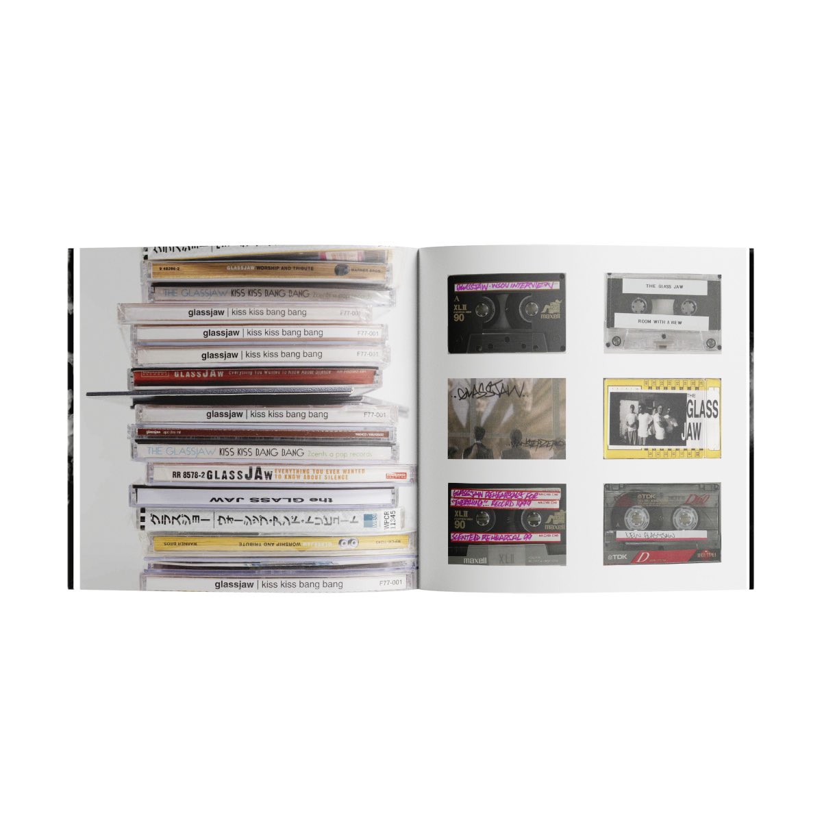 to celebrate 30 years as a band and partnership, we present the playable collection, our entire catalog on vinyl. also available, is a book outlining the oral history of glassjaw as told by the people who and the places that influenced the band. linktr.ee/glassjaw