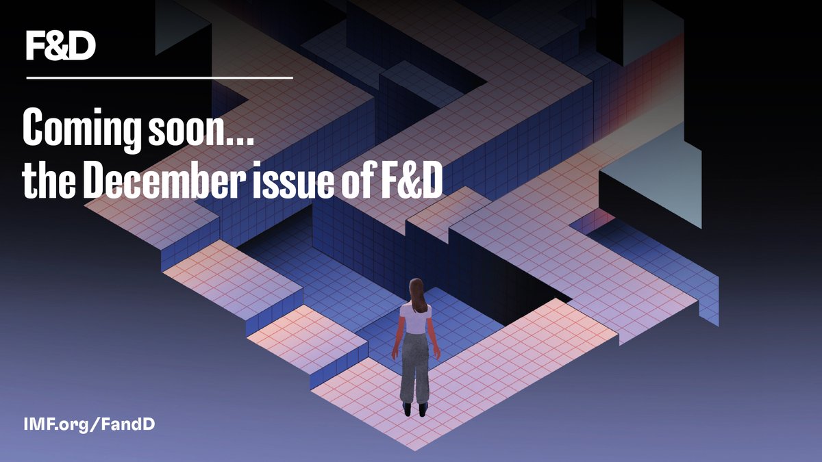 COMING SOON: the December issue of F&amp;D magazine, with a focus on the economic dimensions of AI. 🤖📈 imf.org/fandd