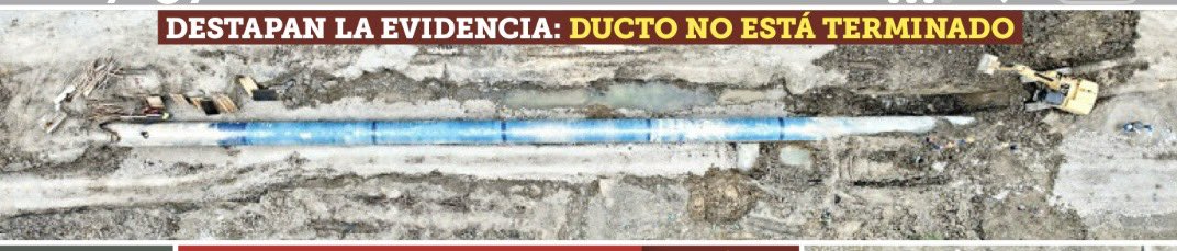 angelcharlsmty's tweet photo. Se les dijo desde el 17 de septiembre que el acueducto #Cuchillo2 no estaba terminado y @samuel_garcias alegó que eran innecesarias las obras pendientes, hoy no da agua la nueva obra por esos trabajos inconclusos. ¡A seguir sufriendo con abasto!
https://t.co/cjpUlhHHp5 https://t.co/IdELn7KMyX