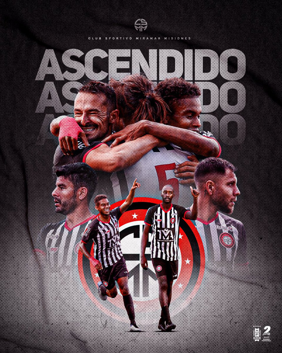 🅰️𝐒𝐂𝐄𝐍𝐒𝐎

🦓 <a href="/miramaroficial/">Club Sp. Miramar Misiones</a> logró el ascenso y jugará la temporada 2024 en @CampeonatoAUF.

👏🏻 ¡Felicitaciones!
#Temporada2023⚽️