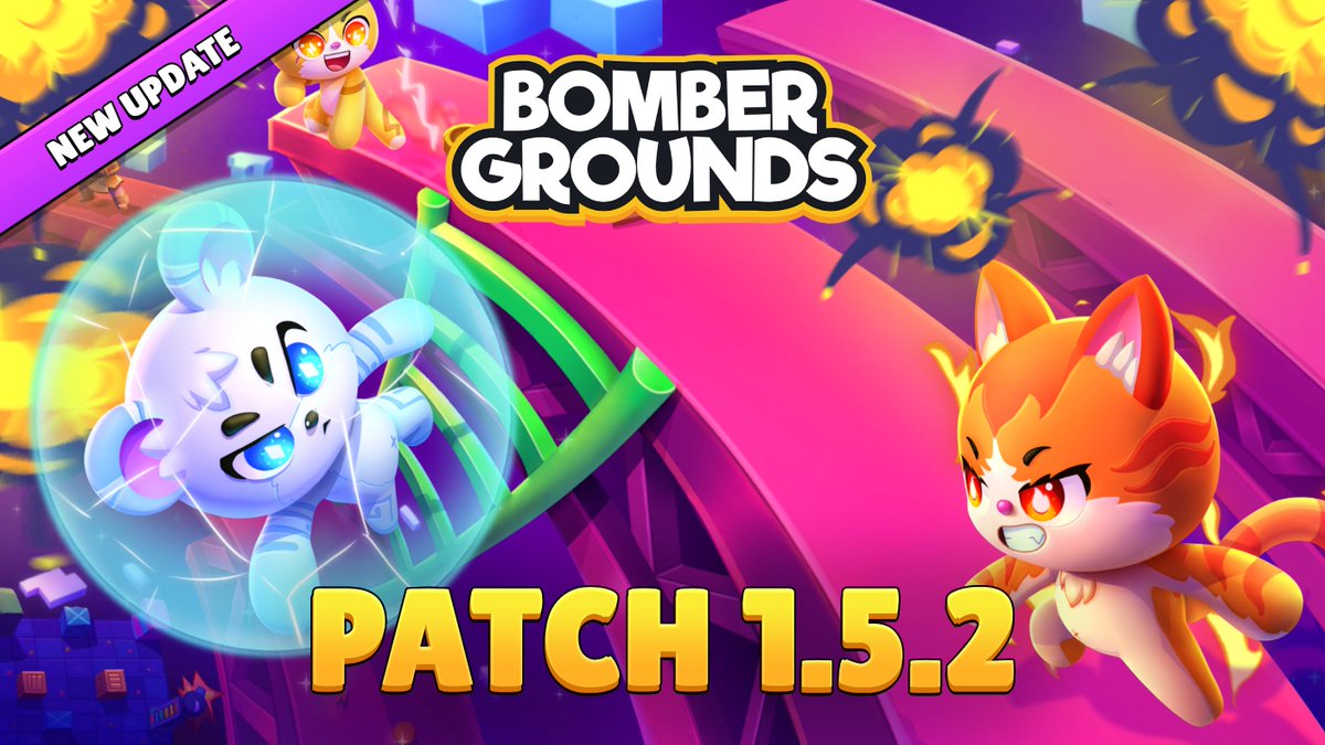 🚀✨ New Patch 1.5.2 is live! 

🛠️ Stability fixes, smoother gameplay, and more fair matchups await you in #Bombergrounds! 

Update now and let the action continue! 💣🦆

Read the full patch notes here: giganticduck.com/bombergrounds-…

 #GamingUpdate #ArcadeAction