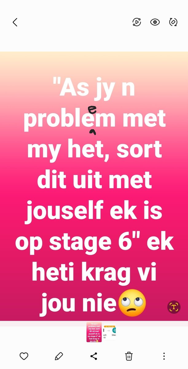 Sê maar net.....