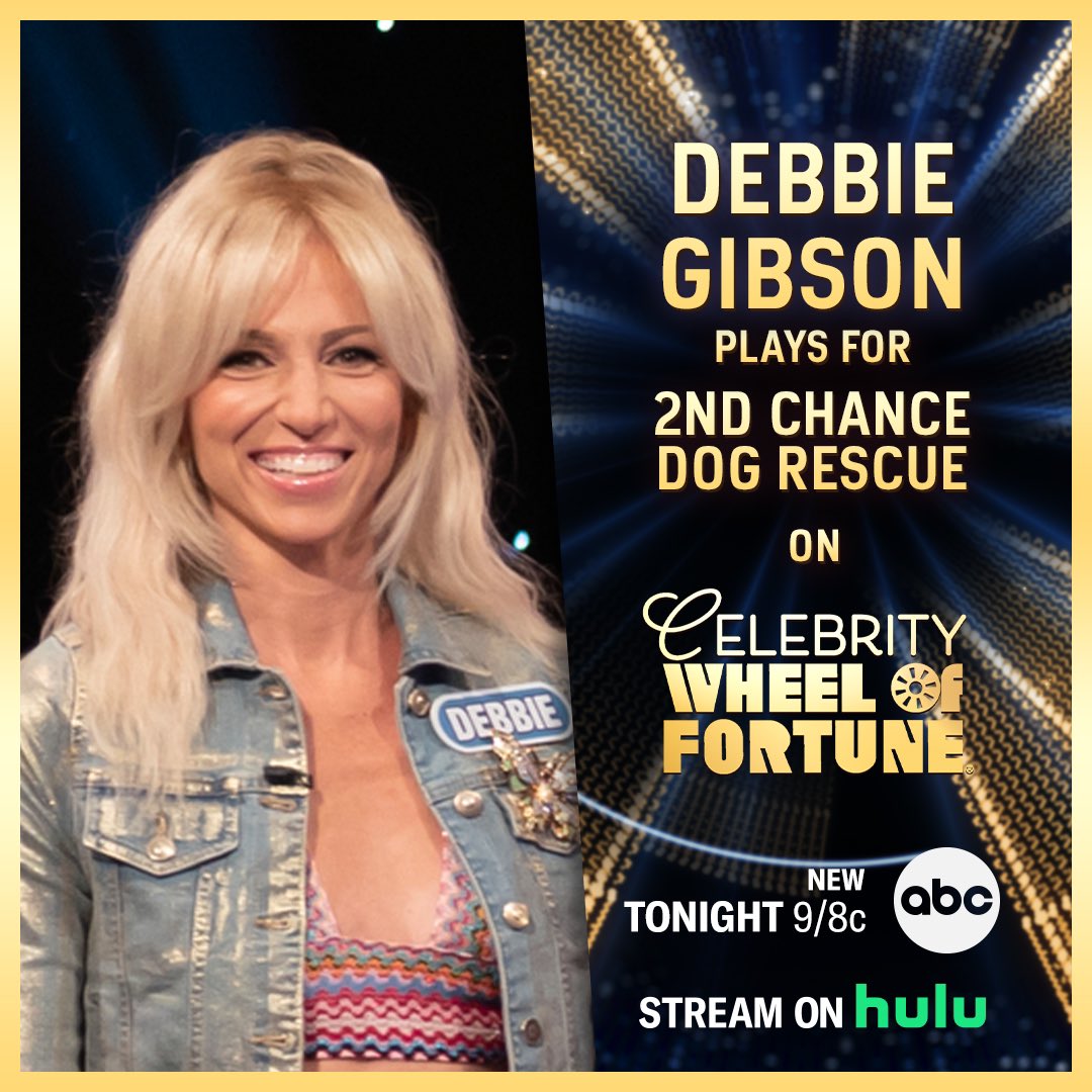 I’m so thrilled to be playing for Second Chance Dog Rescue tonite 9/8c <a href="/ABCNetwork/">ABC</a> on <a href="/celebritywof/">Celebrity Wheel of Fortune</a> ! 🐶❤️ It also will be streaming on <a href="/hulu/">Hulu</a> !!!