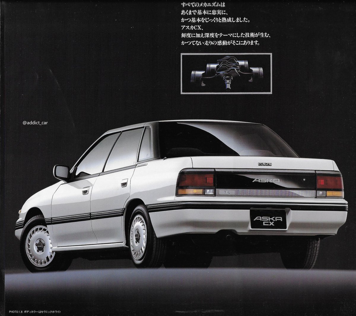 The first Isuzu Aska had been a version of the fwd GM J-car