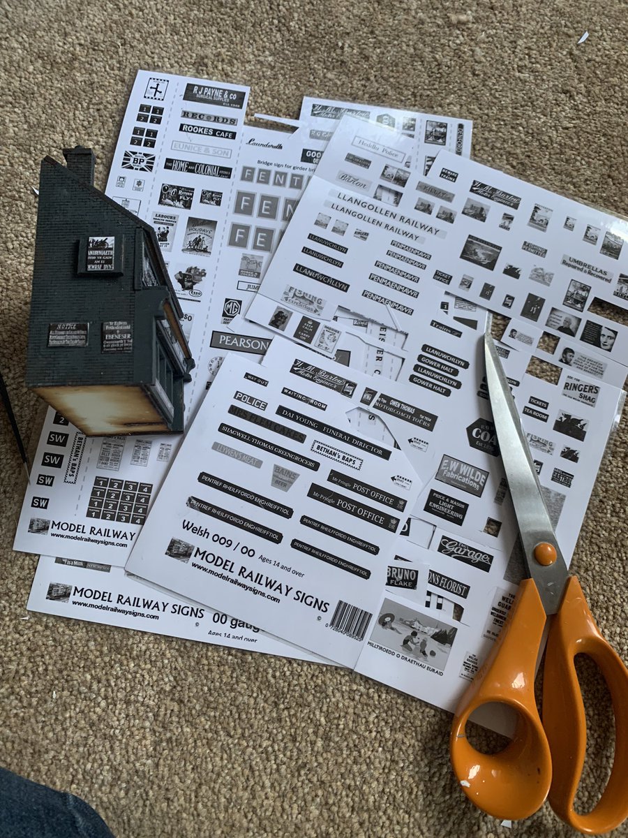 Attaching dozens of little signs to shops and buildings on my Brief Encounter #monochromemodelrailway

#briefencounter #modeltrains #modelrailway #TRMGUK #modelrailways #modelrailroads #railwaymodelling #modelmaking #modelscenery #inthegreenwoodlaswe #modelrailwayquest