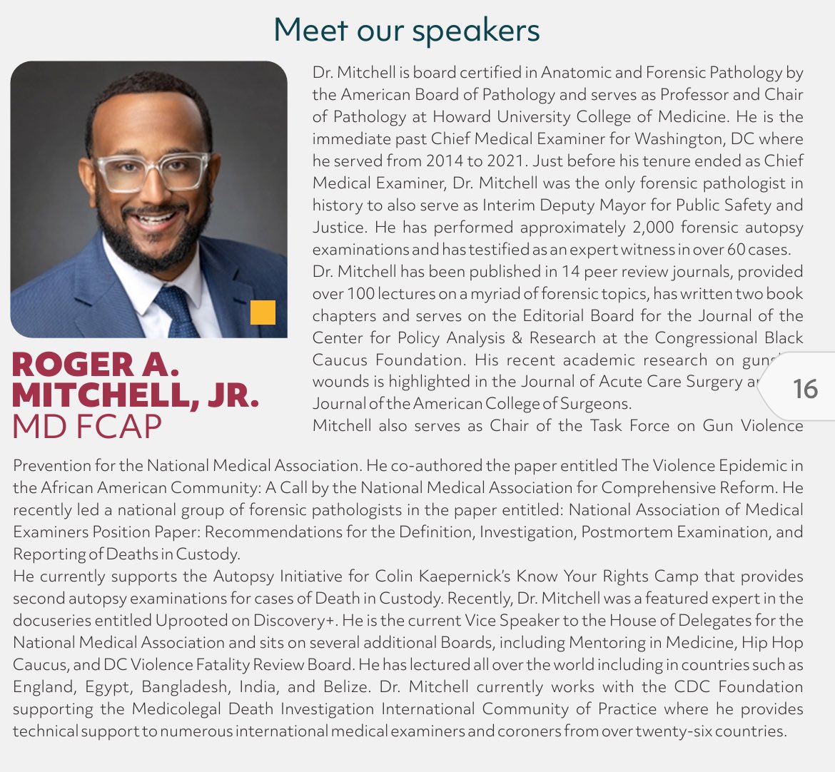 Topic 3- Artificial Intelligence in Pathology Practice: Developing                    Protocols and Medicolegal Considerations by <a href="/rmitch_jr/">Roger Mitchell Jr MD</a>