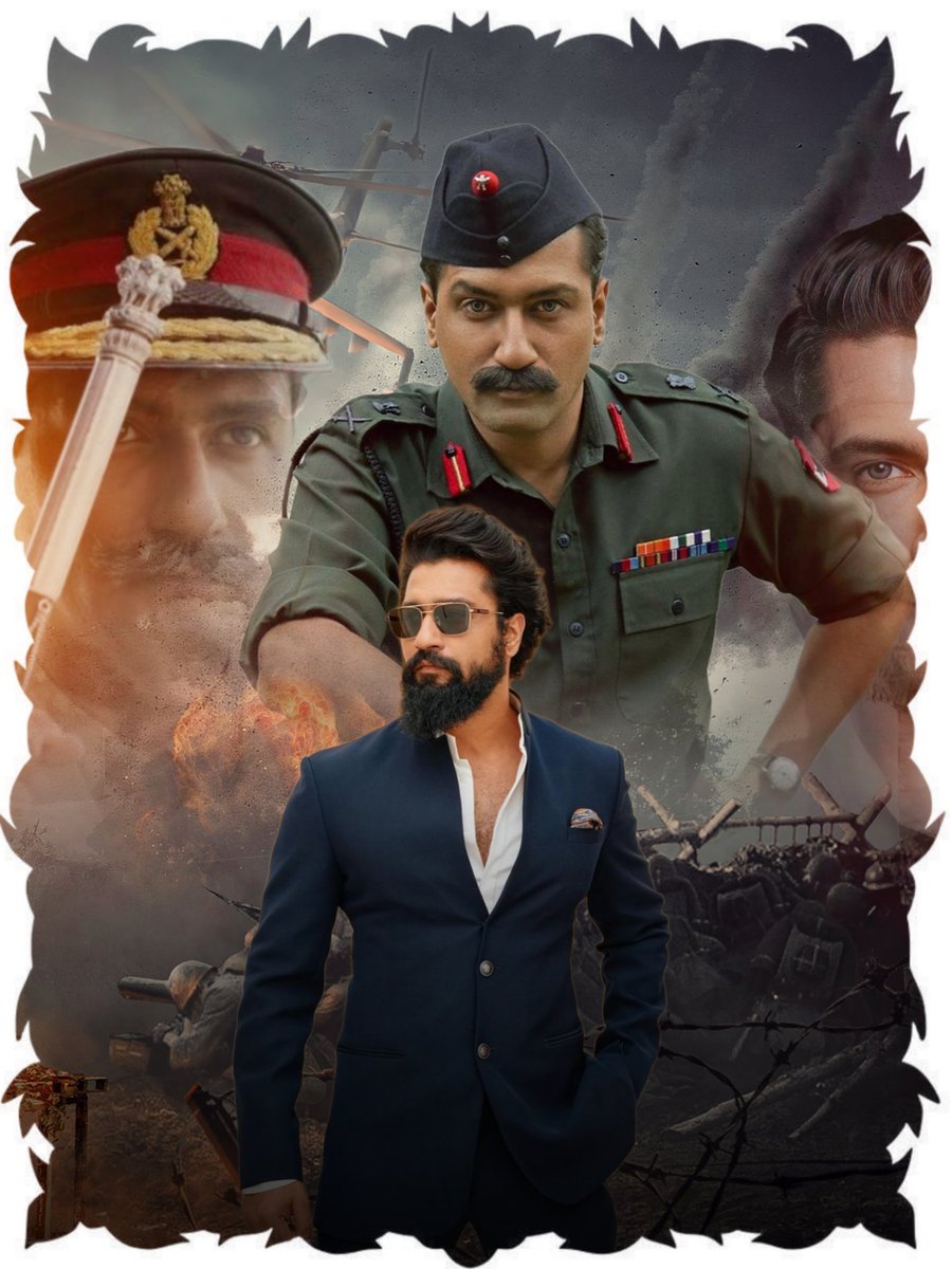 UnfilteredRehan's tweet photo. #SamBahadur Fan Made Poster Edited by me. #VickyKaushal #MeghnaGulzar #Rspv Please Retweet if you like. ❤️❤️ https://t.co/8I8jdnCYFM
