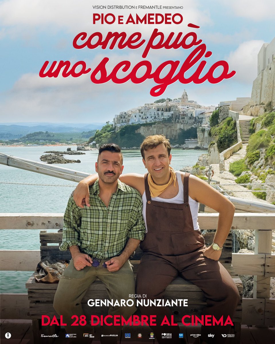 Fremantle Italy (@fremantleit) on Twitter photo “Come può uno scoglio”, il nuovo film di <a href="/pioeamedeo83/">Pio e Amedeo</a>, distribuito da @visiondistrib, arriva nelle sale il 28 dicembre “Come può uno scoglio”, il nuovo film di <a href="/pioeamedeo83/">Pio e Amedeo</a>, distribuito da @visiondistrib, arriva nelle sale il 28 dicembre