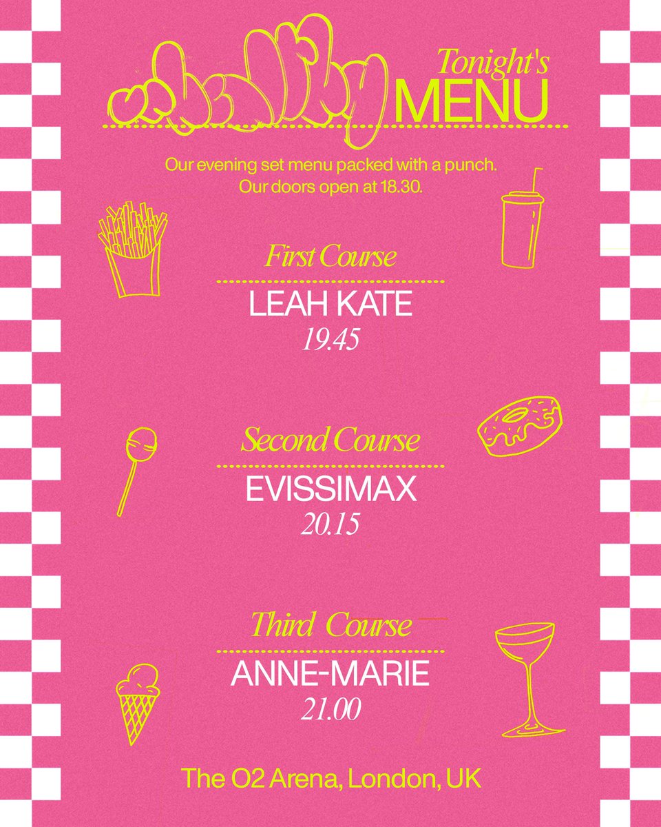 See you tonight London 🥹🥹🥹
iamannemarie.com/tour
<a href="/LeahKateMusic/">Leah Kate</a> @evissimax 
<a href="/TheO2/">The O2</a>