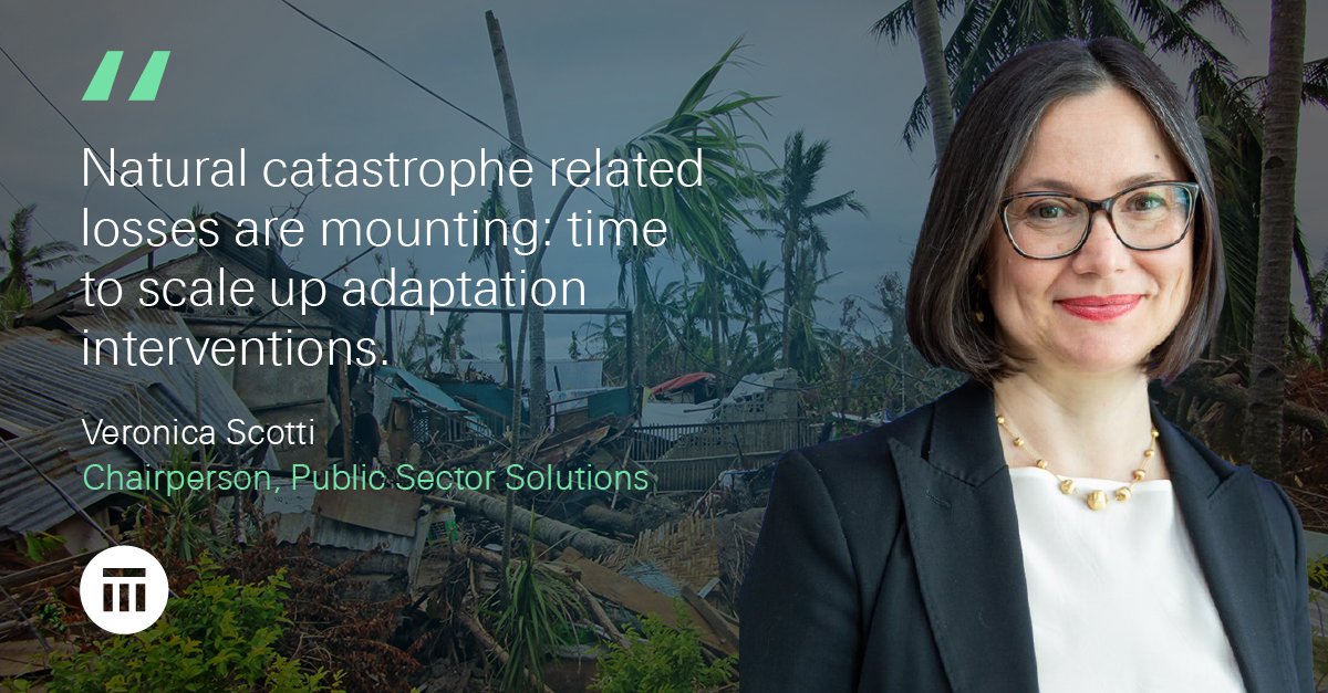 At #COP28 <a href="/VeronicaScotti7/">Veronica Scotti</a> wants to talk about #climateadaptation and how it supports economic stability, creates job opportunities and improves physical safety. ow.ly/7OYk50Qct9s
#ClimateAction