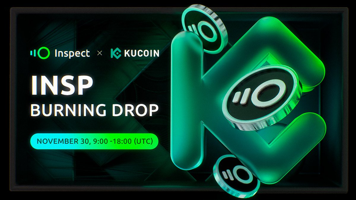 Excited to announce our partnership with <a href="/kucoincom/">KuCoin</a>!

As part of our collaboration, $INSP will be available on Kucoin's BurningDrop starting at 9:00 AM UTC, Nov 30, 2023. 

For more details 👇
kucoin.com/announcement/i…