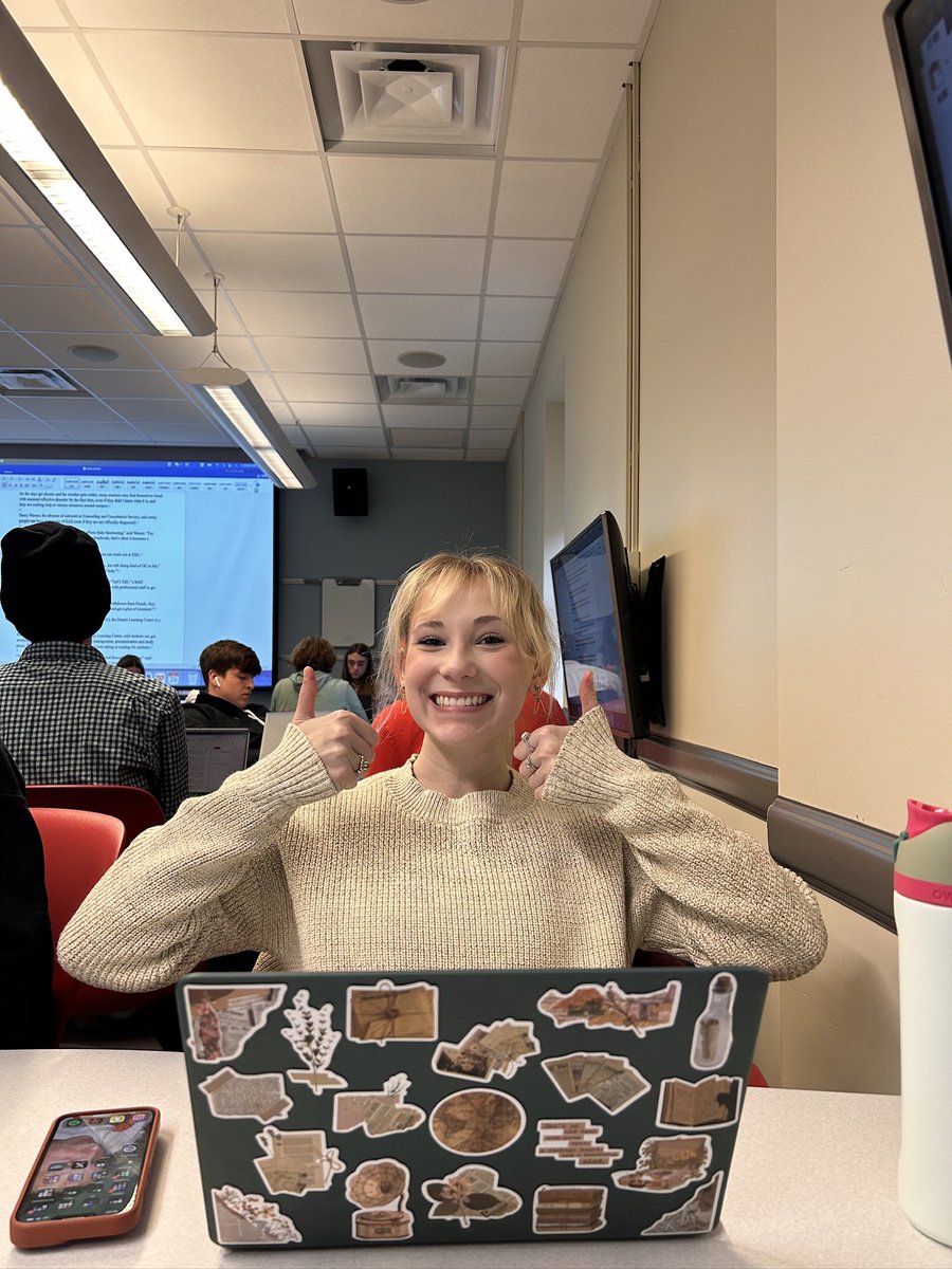 noraigelnik's tweet photo. Today, we peer-edited our articles for our final project in 2221! I cannot believe the semester is coming to a close. I have learned so much about news writing, features, journalism ethics and more ❤️📰 #osunewsclass #thelantern #journalism https://t.co/IISU8hzl09