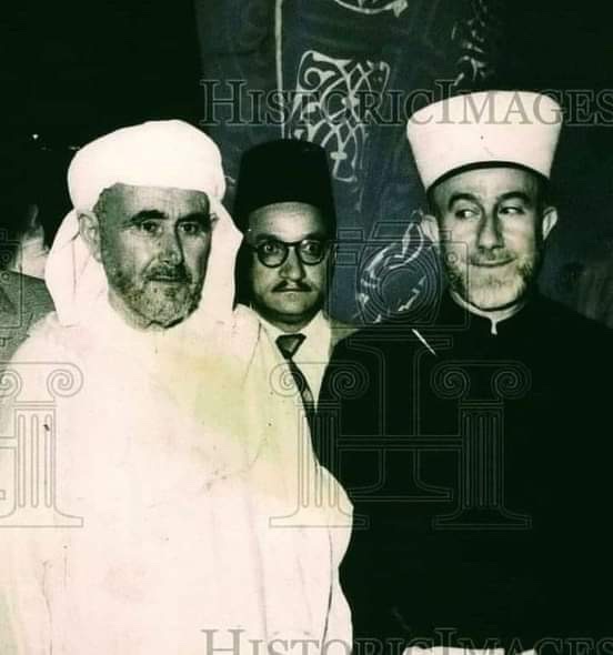 Irifien1's tweet photo. Il y a 76 ans, Riad El Solh, le mufti al Husseini et d'autres figures politiques se sont rendu chez El Khattabi, pour qu’il lance l'appel à la guerre en Palestine. Par la suite, 1 millier de Maghrébins répondront et combattront courageusement comme à Deir Senin. https://t.co/L0MpJ3YduR