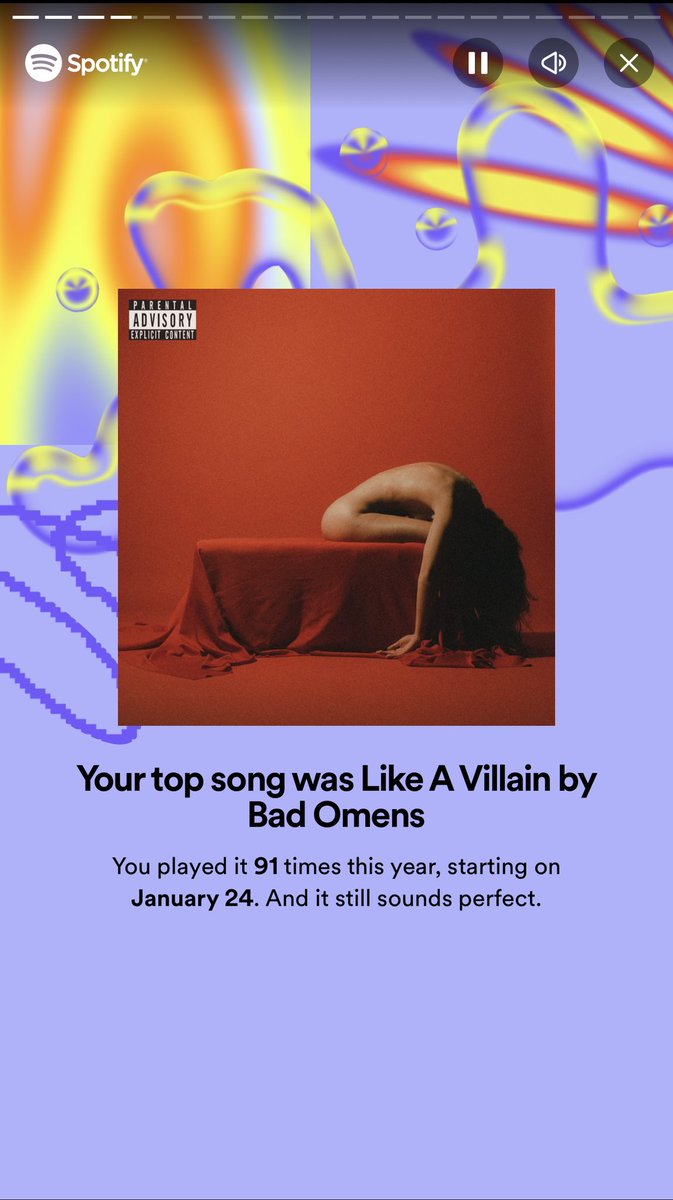 shaybear527's tweet photo. My Spotify Wrapped 🥰 #SpotifyWrapped2023 https://t.co/Cqs3Kxl0tI