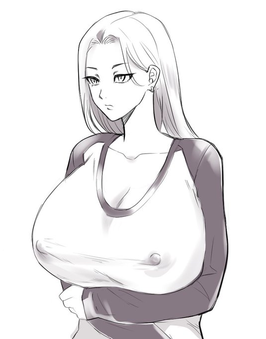 ノーブラの子持ちヤンママ 