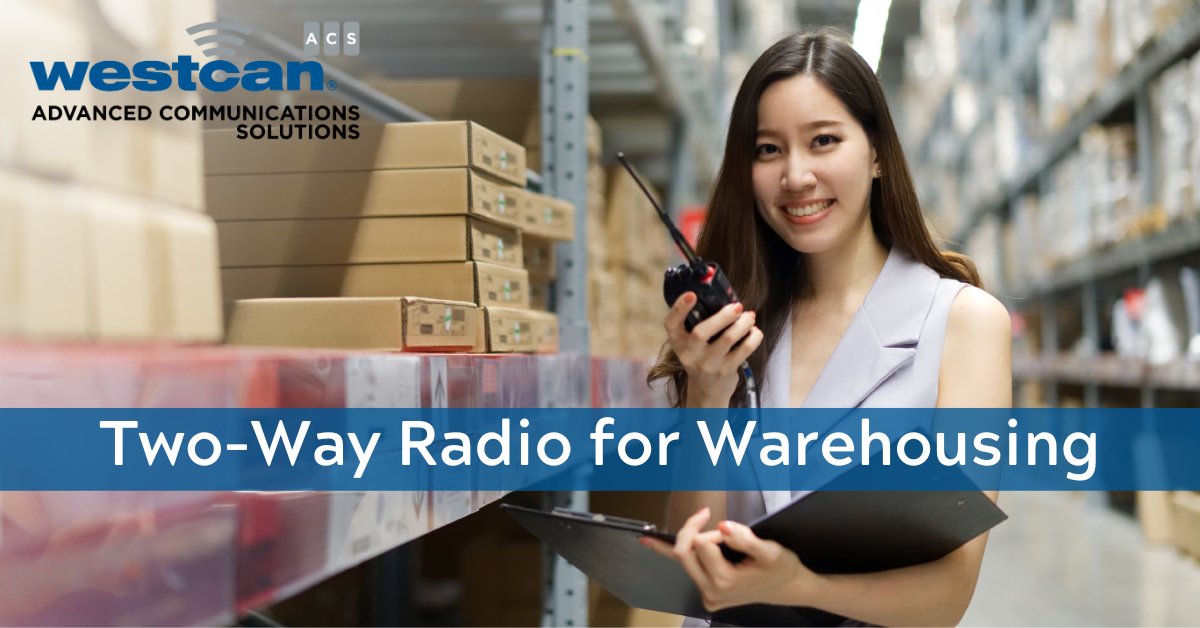 From the line to the loading dock, Westcan can provide multi-purpose two-way radios, accessories, and industry-leading applications to ensure teams can communicate clearly and reliably.
Learn more, contact your Westcan Sales Representative!