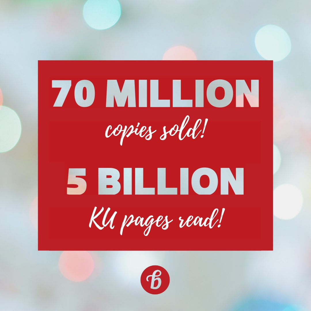 We’re so excited to share that we've now sold over 70 MILLION COPIES of our books and have over 5 BILLION KU PAGES READ! Those HUGE numbers would not be possible without everyone on #TeamBookouture, so thank you to all of our amazing authors, colleagues, readers and reviewers!