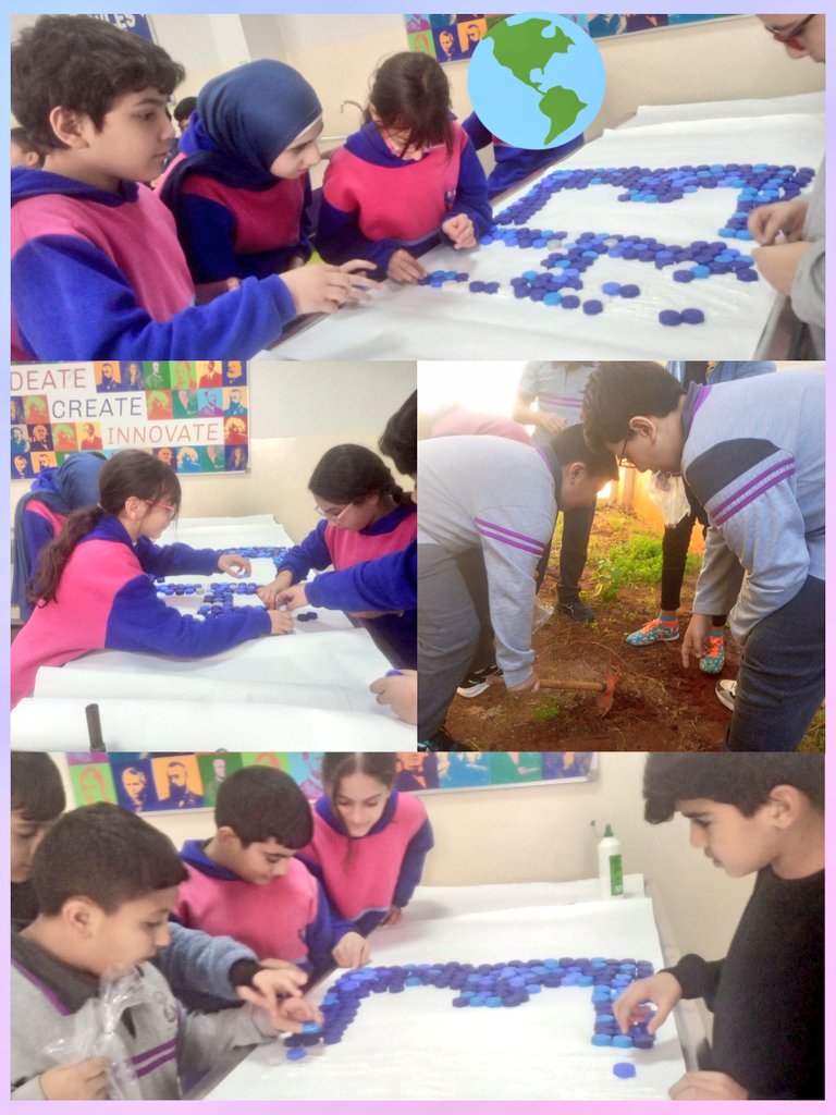 ✨Empowering our grade 6 learners to lead the way in protecting our home 'Earth'🌍with the Call to Earth movement✨🫶. 🌍 #CallToEarth #perpetualplanet @makdawhaschool @soha_nj @raefa_jomaa