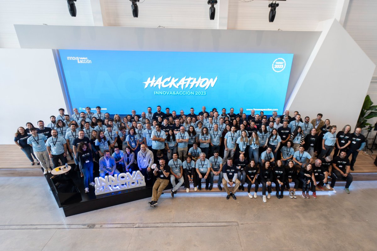Startup_VLC's tweet photo. 🔛 El viernes pasado @innovayaccion celebró su #HackathonInnova2023
Un evento, que contó con la participación de @nacho_mas, CEO en Startup Valencia, y que congregó a más de 70 participantes y 7 empresas retadoras durante 24 horas llenas de #innovación 🚀
¡Fue un placer acompañaros y ser testigos una vez más de todo el talento que hay en #Valencia! 🤩