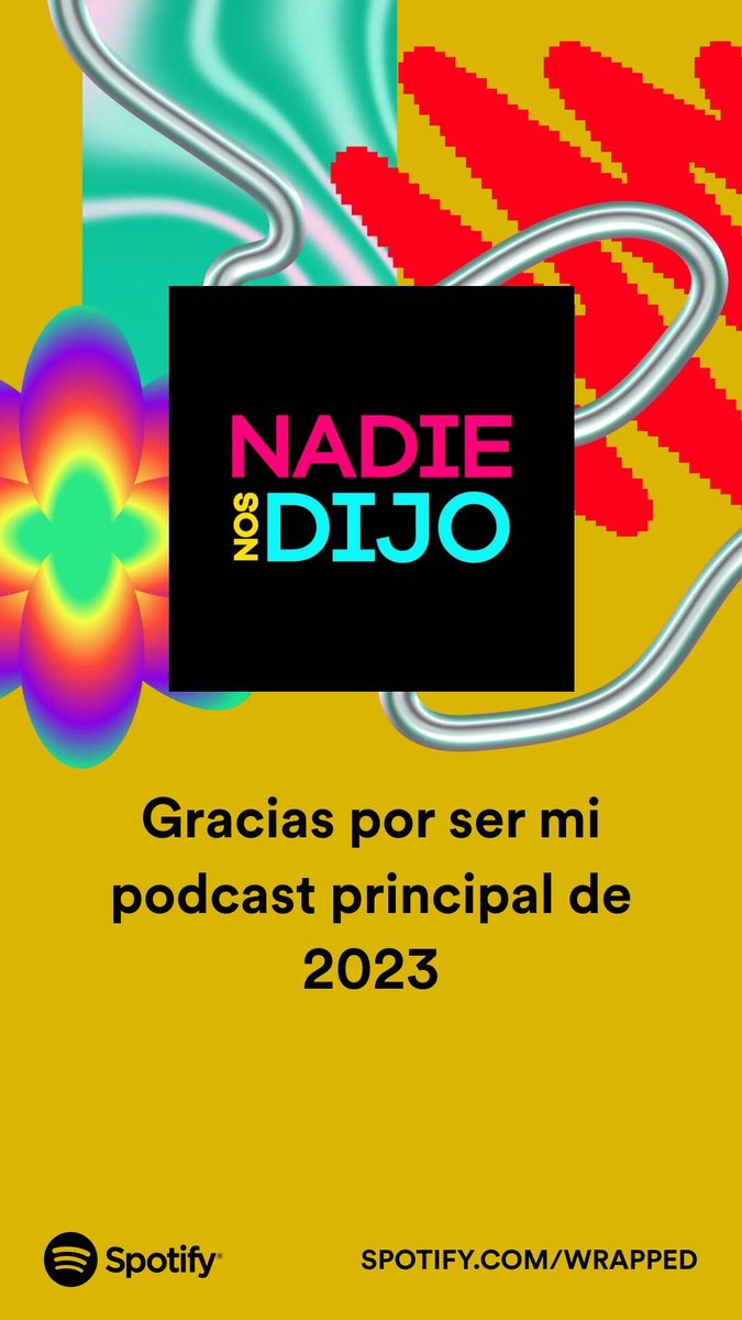 <a href="/nadienosdijo/">Nadie Nos Dijo Podcast 🎙</a>
Gracias por formar parte de mi vida otro año; por recordarme que no estoy sola en esta etapa llamada "adultez". Espero con ansias su regreso. 🫰🏽