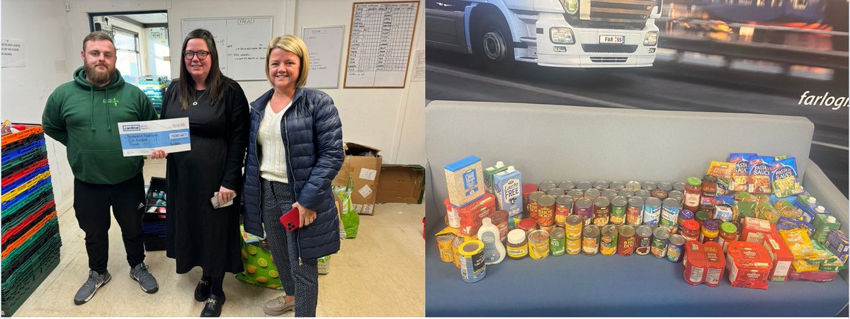 Rachael and Emma visited their local Renfrewshire Foodbank this week and presented them with a £500 donation and a massive haul of food items. It's lovely to see that we are making an impact to Foodbank's throughout the UK in time for Christmas! 🎄