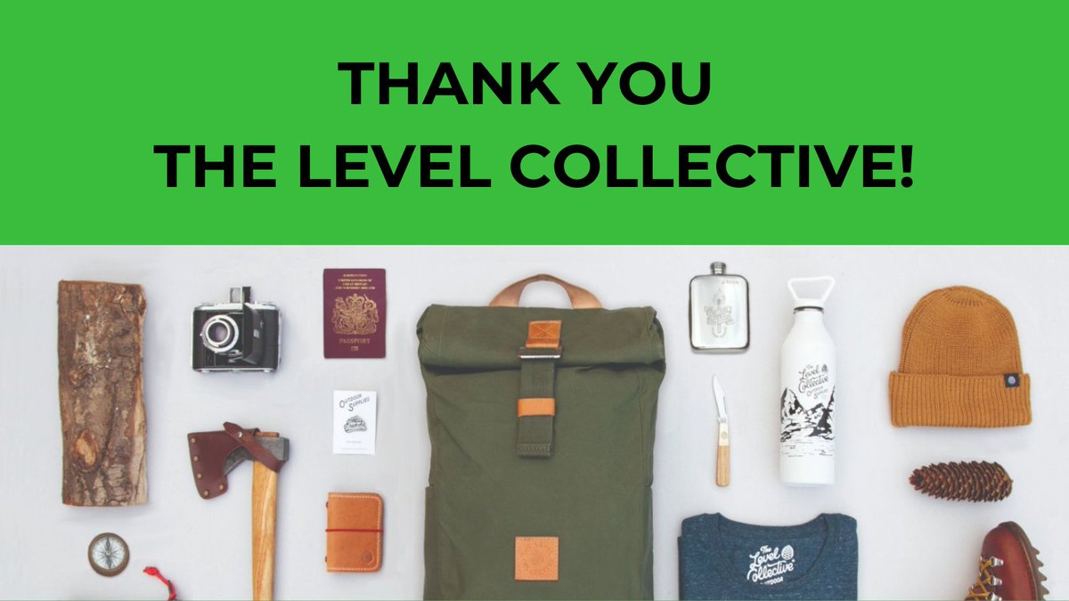 Big THANK YOU to <a href="/LevelCollective/">THE LEVEL COLLECTIVE</a> who've generously donated to our Big Give Campaign! Check them out, they do all sorts of sustainable backpacks, clothing and tools. Plus if you'd like to support our campaign too and see your donation DOUBLED, visit donate.biggive.org/campaign/a0569…