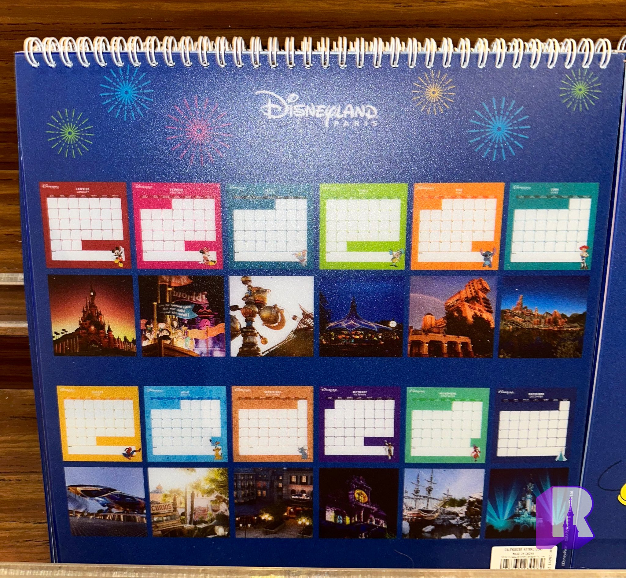 Calendrier Disneyland Paris 2024 - Disney | Beebs