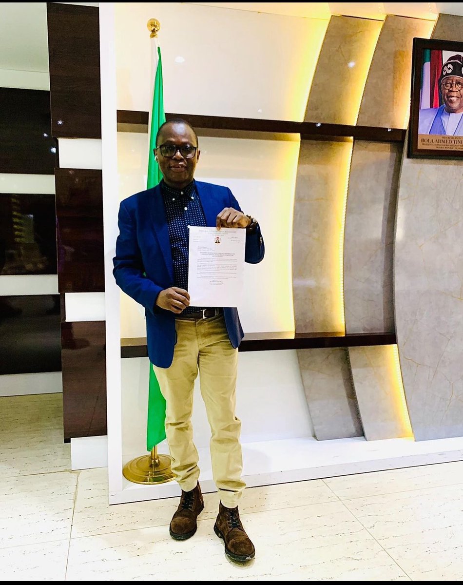 Congratulations to our own Prof. @Woye on your appointment as SSA on Policy implementation to Minister of Agriculture and Food Security, Sen. Abubakar Kyari