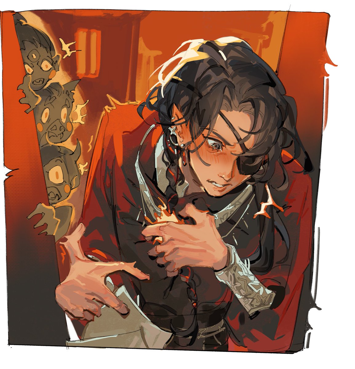 aystas69's tweet photo. What if Hua Cheng senses everything that happens to his ashes?
#天官赐福 #TGCF #0610花城生日快乐 https://t.co/BczDVGsyvv