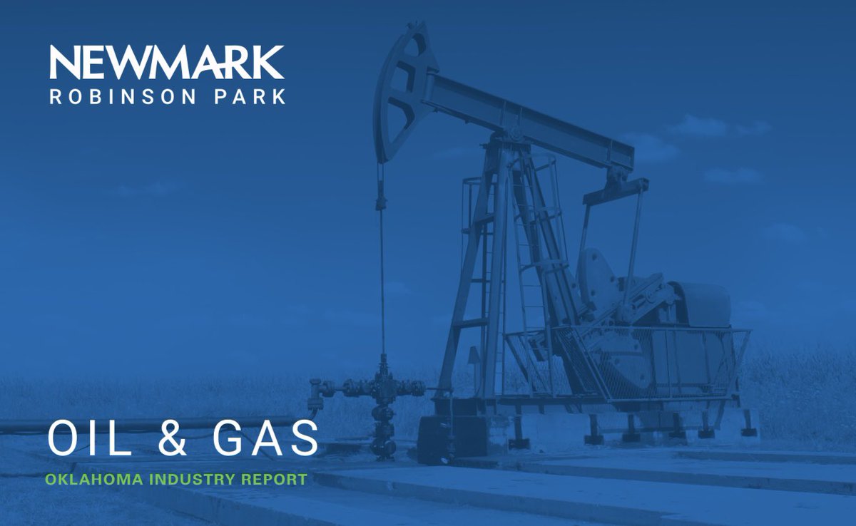 JUST OUT! 
Oil &amp; Gas | Oklahoma Industry Report
November 29th, 2023
Oil and gas has been the driving force behind the Oklahoma economy for nearly a century. Read our report for more information: newmarkrp.com/media-and-reso…
#oilandgas #Oklahoma
