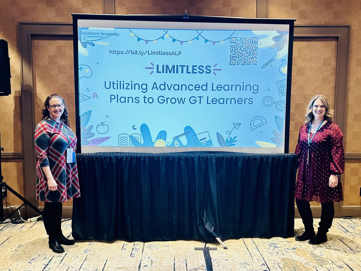AcookJoy's tweet photo. Loving being @TXGifted #giftED conference with my peeps!! Presenting on Advanced Learning Plans with Sabrina Ballard and Sarah Pickard!! #hachieGT https://t.co/LjdDuqa0pe