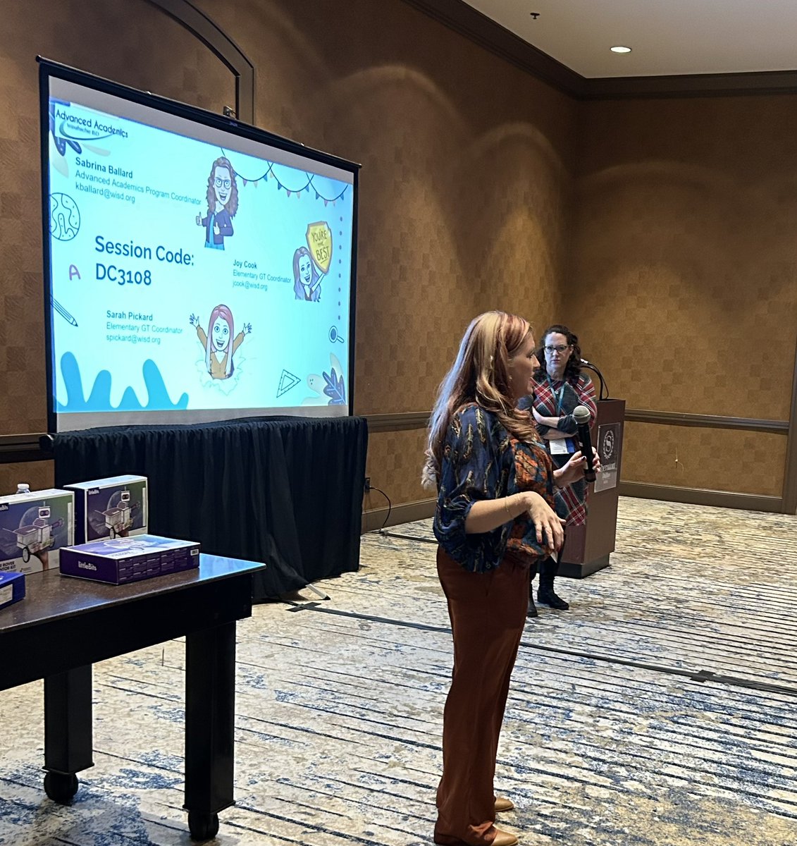 Loving being <a href="/TXGifted/">TAGT</a> #giftED conference with my peeps!! Presenting on Advanced Learning Plans with Sabrina Ballard and Sarah Pickard!! #hachieGT