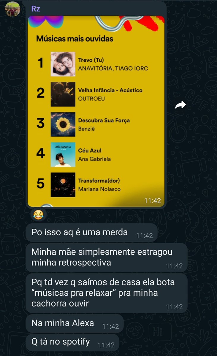 espero que o wrapped de vcs esteja melhor que o do rz ..