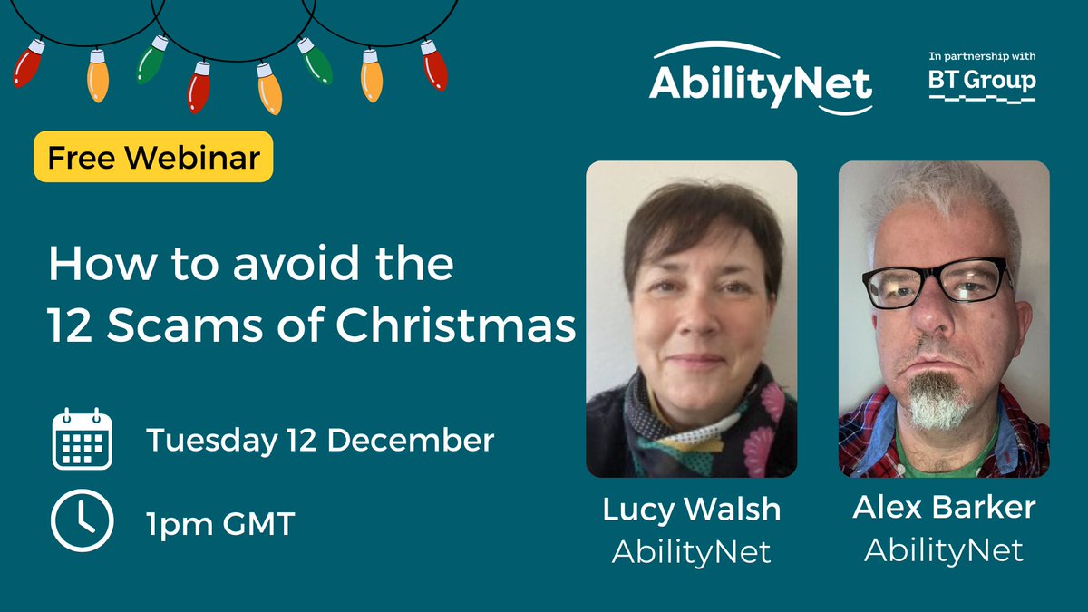 AbilityNet tweet media