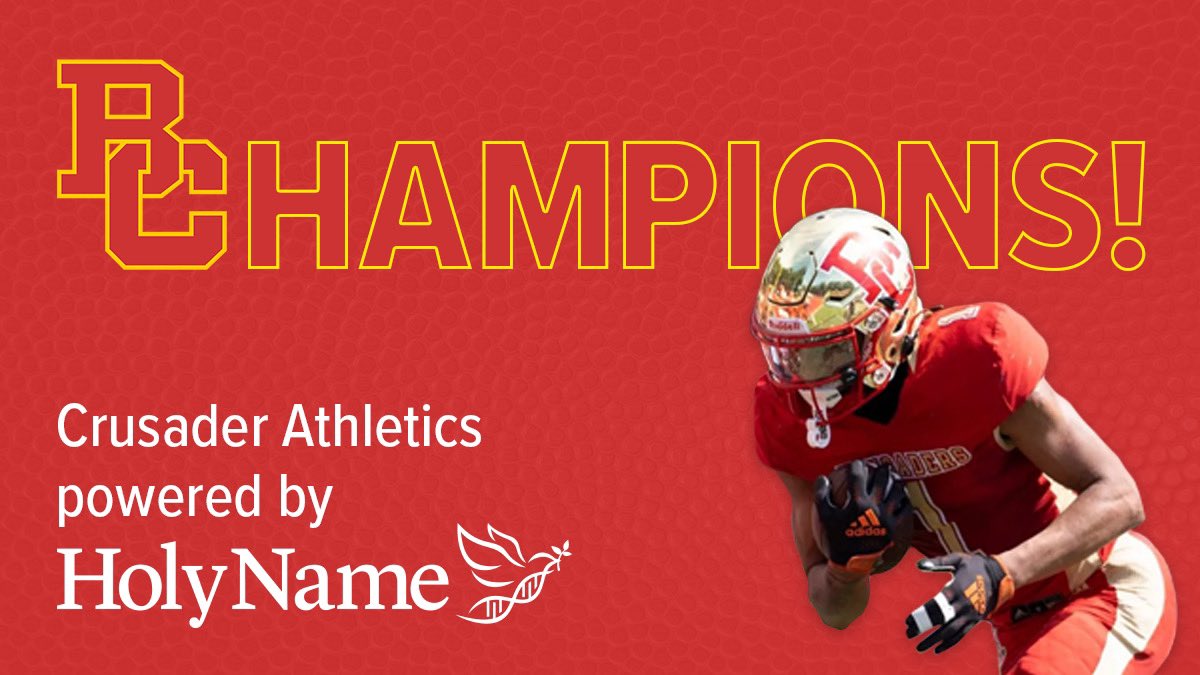 Congratulations <a href="/BergenCatholic/">Bergen Catholic</a>  Crusaders on your third consecutive New Jersey state football championship! Holy Name is proud to always be on your sideline, working to keep you healthy and in the game. #CrusadersAthletics #PoweredByHolyName