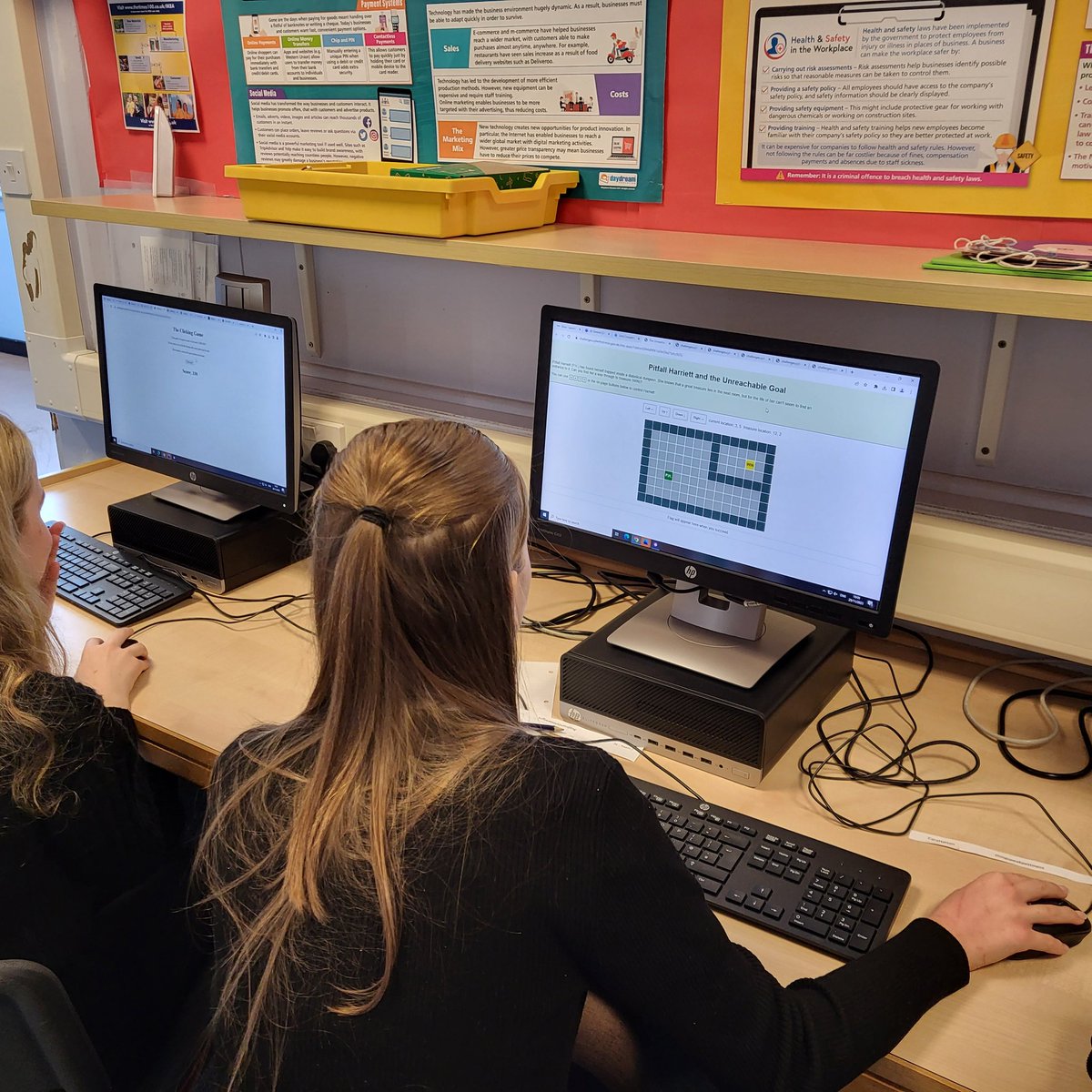 Our S2 girls were involved in the  #CyberFirst Girls competition this morning and it was great to see their problem solving and teamworking skills in action. Well done to all involved 🙂 <a href="/NCSC/">NCSC UK</a> <a href="/KnightswoodSec/">KSS</a>