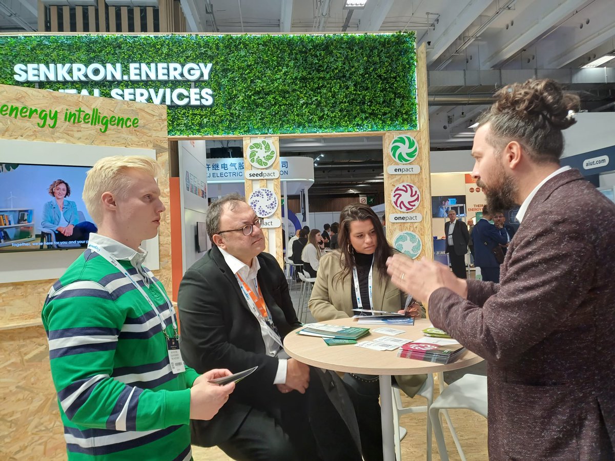 Sittaris_com's tweet photo. Connecting with key players in heat storage, electricity generation from heat, and energy services on Day 2 of @Enlit_Europe in Paris. We are looking forward to this energy transformation that we all are part of! 🌐 🍀
#EnlitEurope2023 #EnergyInnovation #IamEnlit https://t.co/9QQbKlEEH4