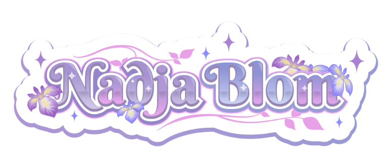 Nadja_Blom's tweet image. Thank you SO MUCH to @Fey_Designerr for this lovely logo it was great working together with you! 🫶💜