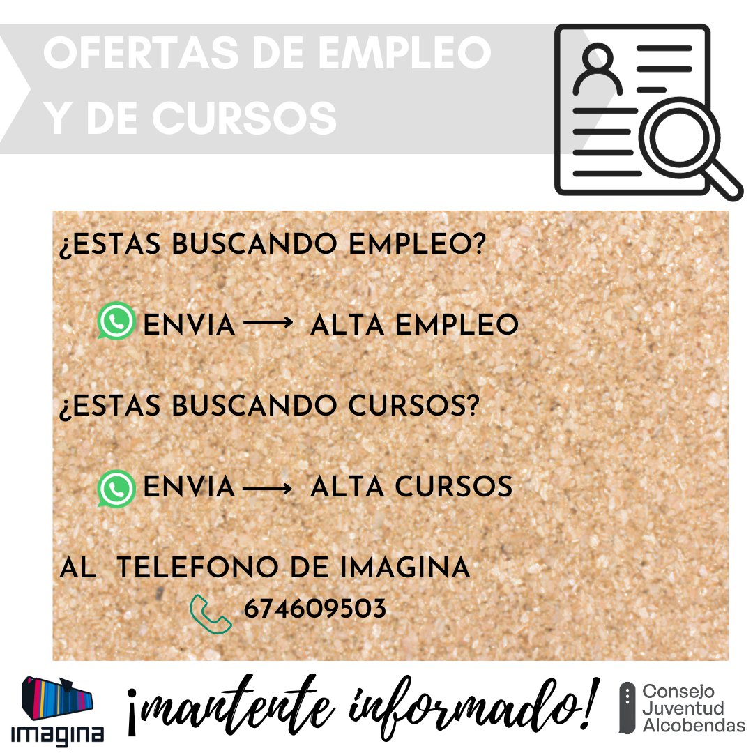 No pierdas la oportunidad!!